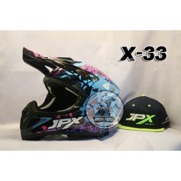 HELMET JPX CROSS FOX1 X-33