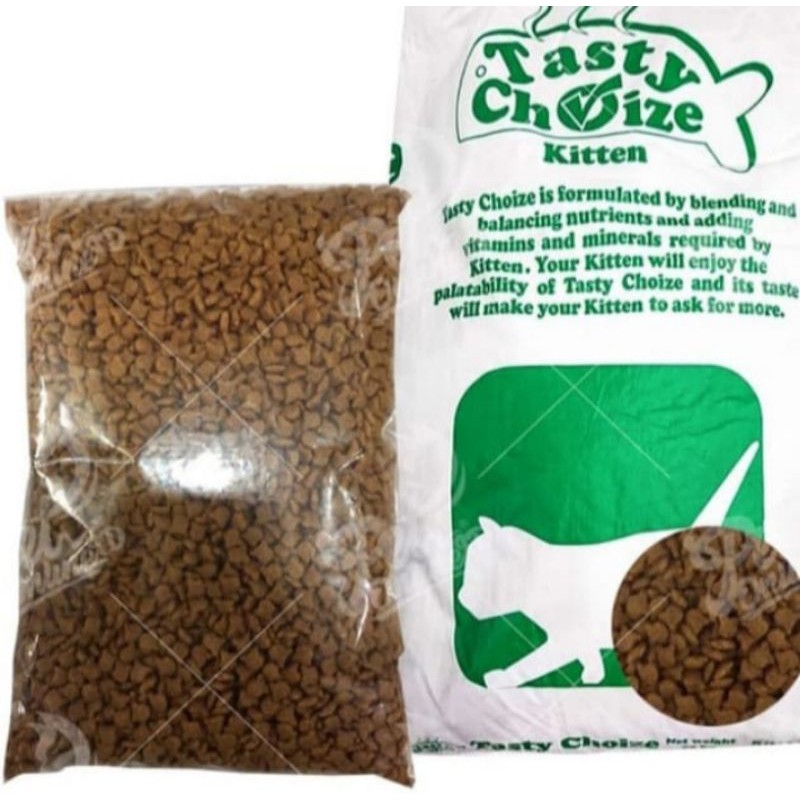 Ekpedisi Only makanan kucing tasty choize kitten 10 kg