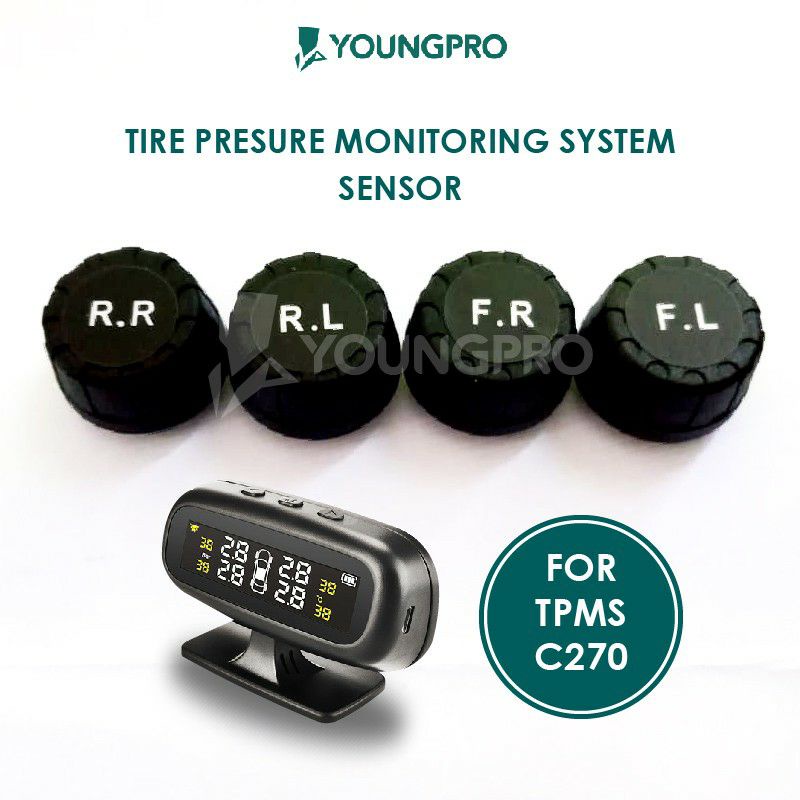 YOUNGPRO TPMS TYRE PRESSURE MONITORING SYSTEM C270​​