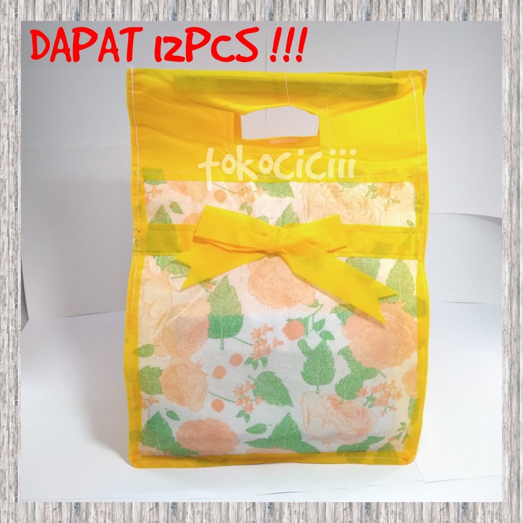 

12PCS tas hajatan spunbond pegangan bambu 22 lusinan