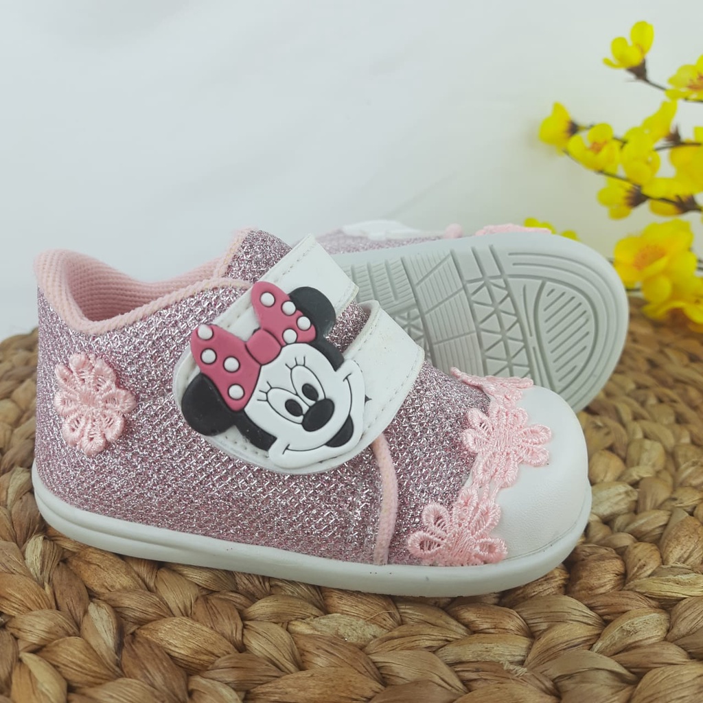 mandirishoesstore-SEPATU PESTA ANAK MICKEY MOUSE BUNYI 1 2 3 TAHUN FAY16