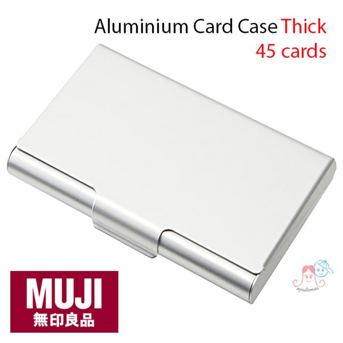 

Muji Aluminium Card Case Thick - tempat kartu nama