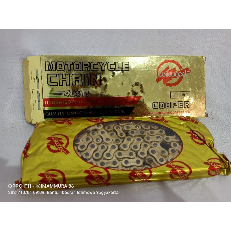 RANTAI WILWOOD 428H 128 GOLD