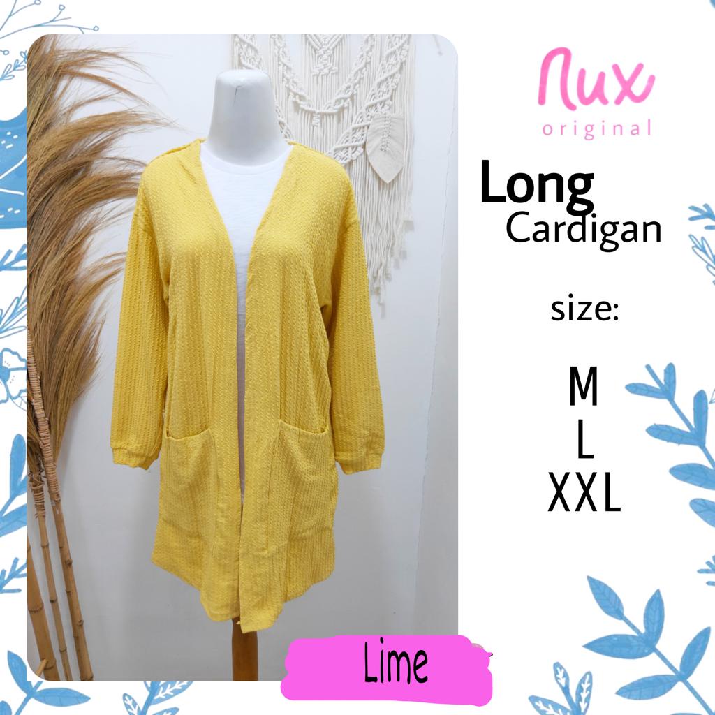 Branded Matahari Long Cardigan Nux Original L
