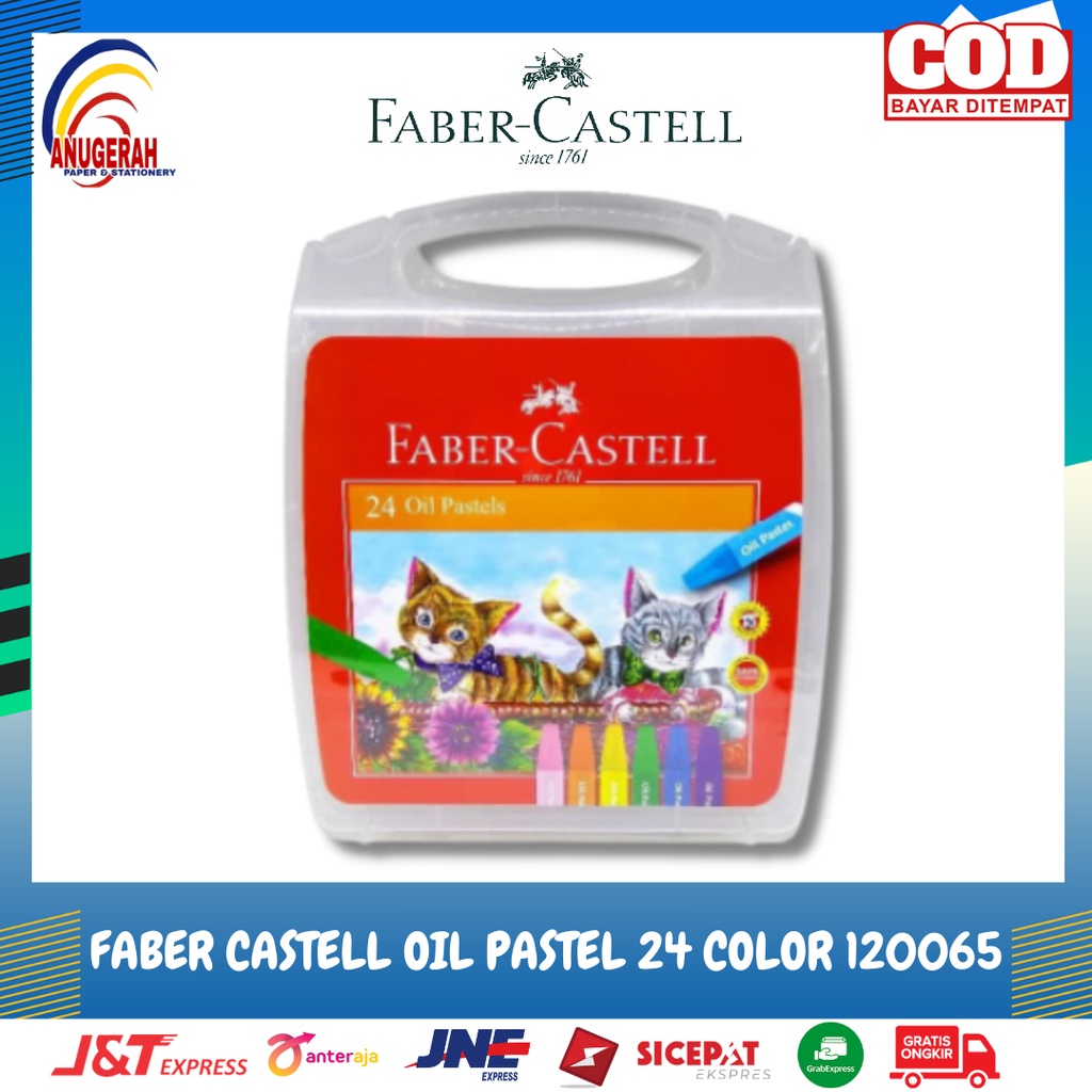 

FABER CASTELL CRAYON / OIL PASTEL ECO HEXA 24W / 1200650 OC (PCS)