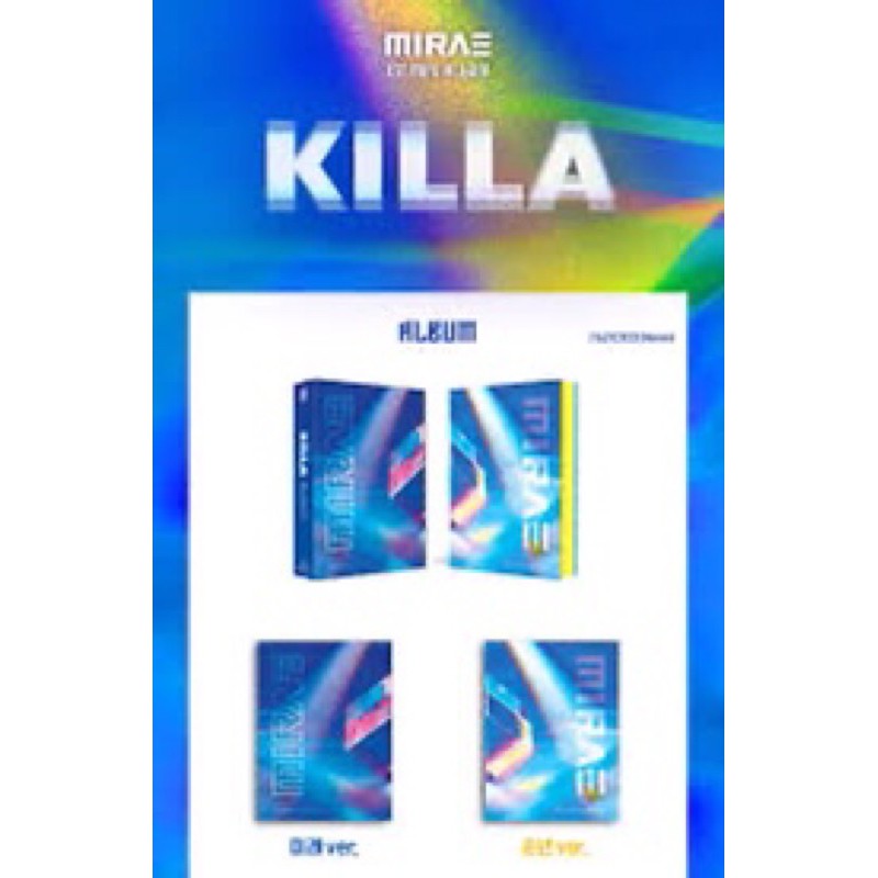 READY STOCK OFFICIAL MIRAE - Mini Album Vol.1 [KILLA - MIRAE 1st Mini Album]