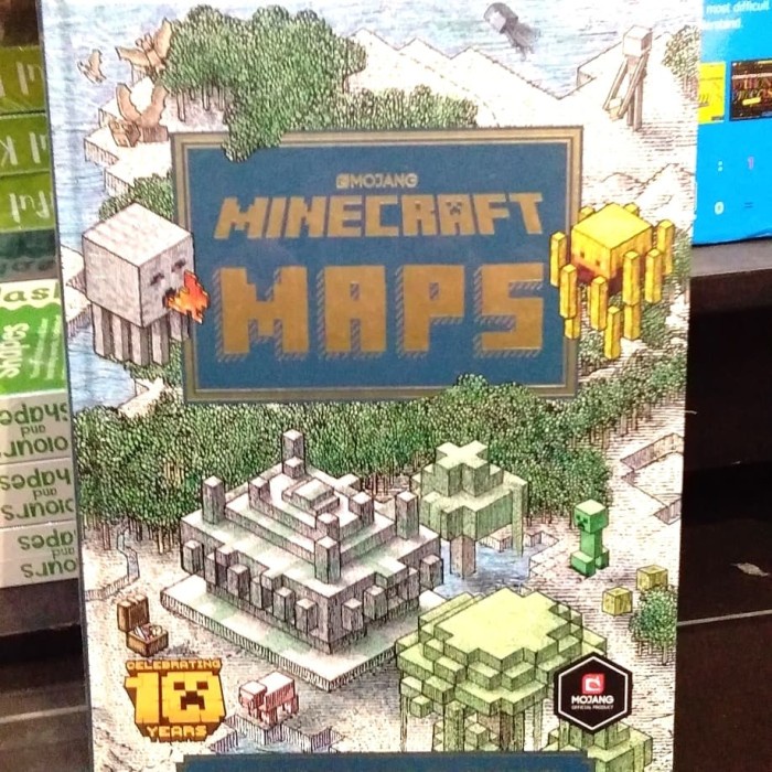 RSPS BUKU MOJANG MINECRAFT MAPS BUKU IMPOR MINECRAFT MAPS