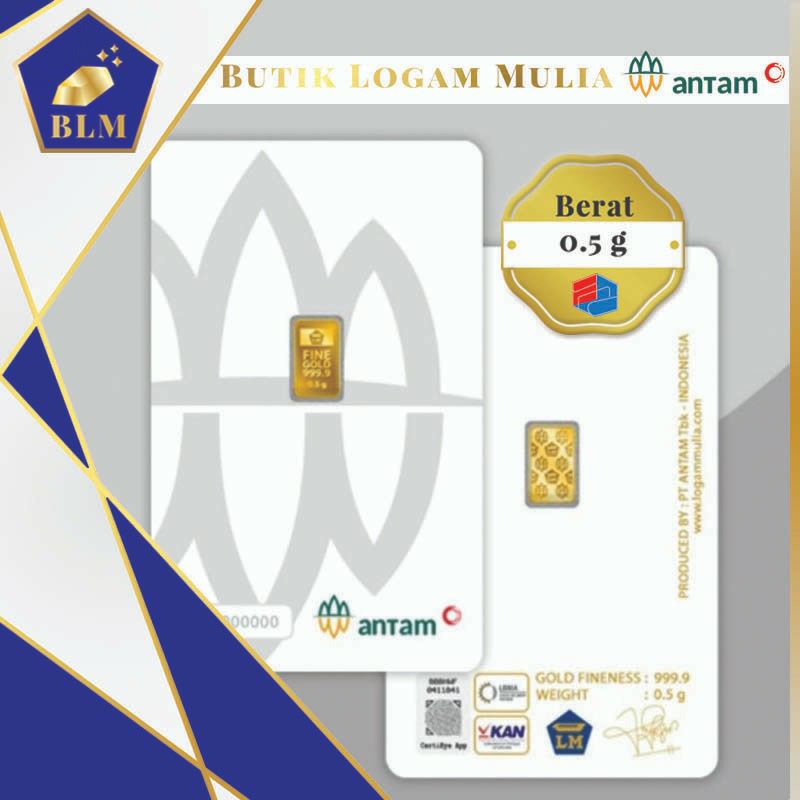 Logam Mulia Antam 0.5 gram