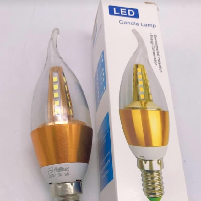 LAMPU HIAS LED CANDEL 5W SMD E14 BOHLAM LILIN GANTUNG ~Grosirrr