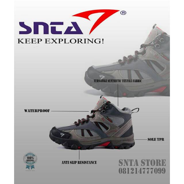 SEPATU HIKING SNTA - SNTA ORIGINAL - SEPATU GUNUNG SNTA - SNTA - SEPATU GUNUNG