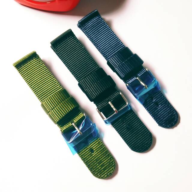 Strap jam tangan nylon ORIGINAL  kanvas BUCKLE STENLIS strap jam tangan original MURAH GROSIR