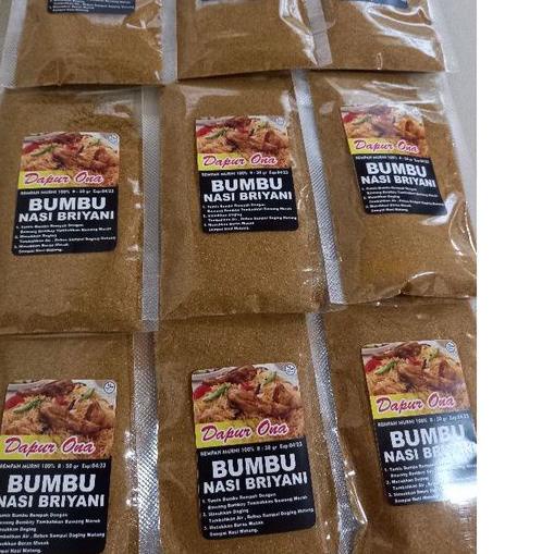 

✞PROMO✞ BUMBU NASI BRIYANI 35 GRAM ( UNTUK SEKILO BERAS) termurah se indonesia