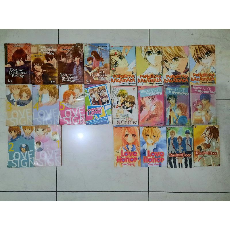 Komik/Manga/Komik Jepang/Shojo Manga Series (2) Preloved