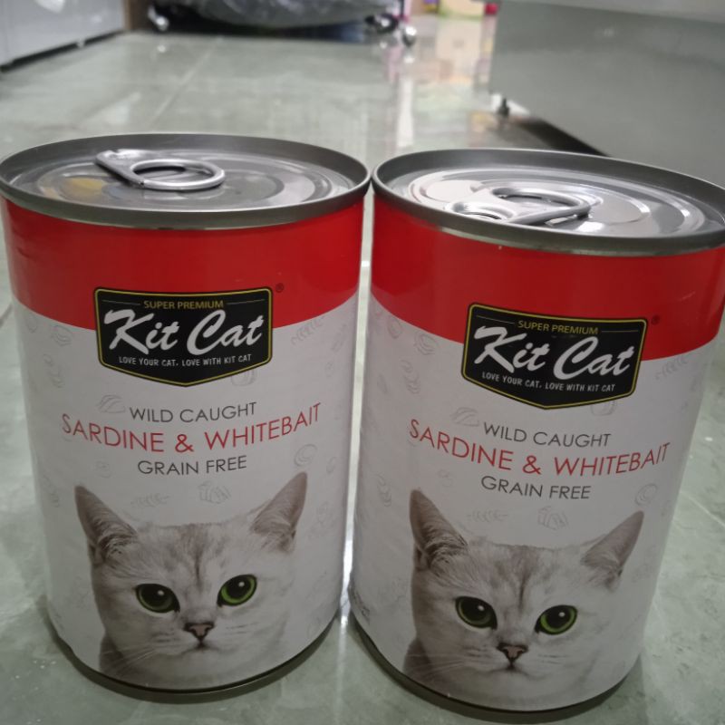 kit cat kaleng Sardine &amp; whitebait 400gr