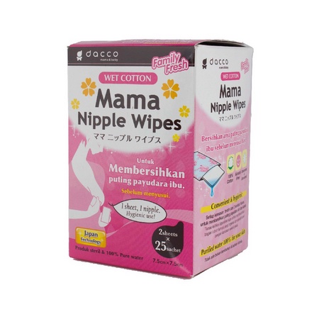 Mama Nipple Wipes isi 24