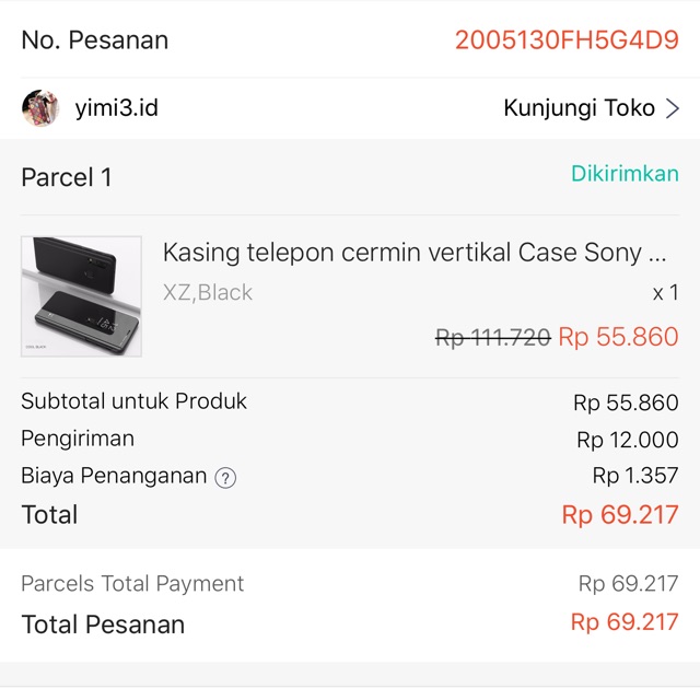 Hard Case Flip Sony Xperia XZ/XZs