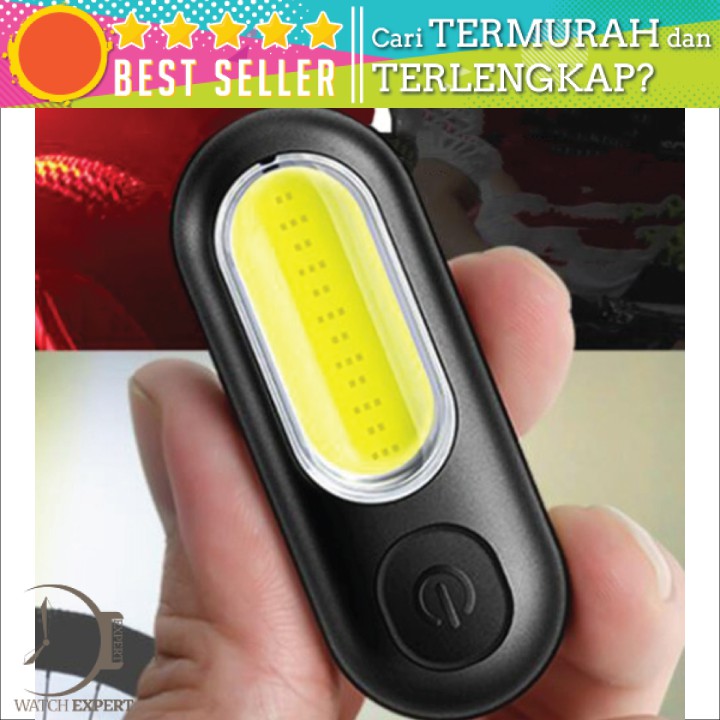 Bisa COD Lampu Sepeda Backlamp Mode COB Dengan Tail Light USB Charging