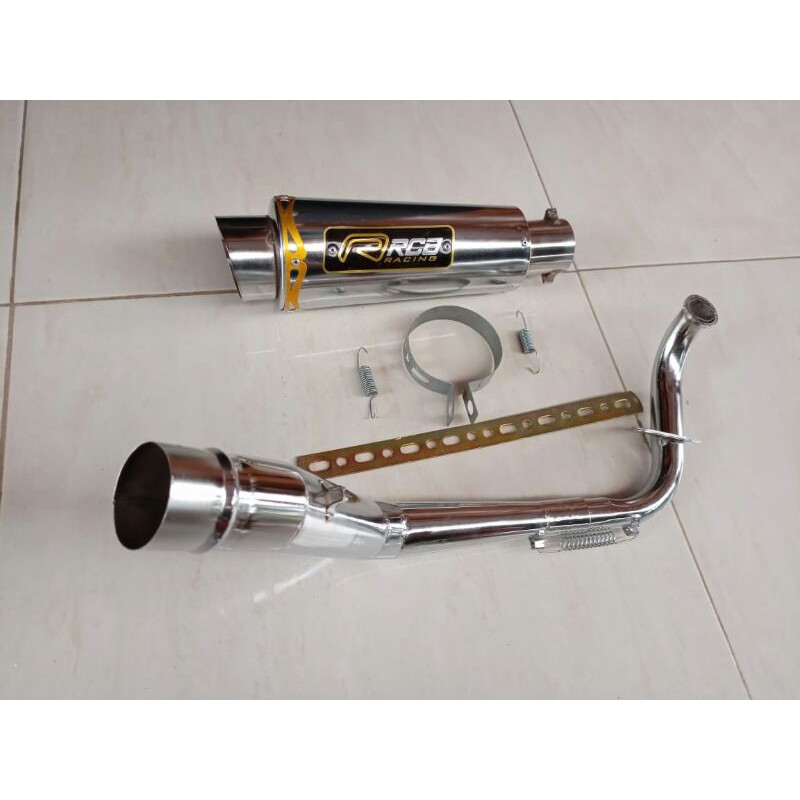 Knalpot Racing Rcb Croum Vario 125 led vario 150 led