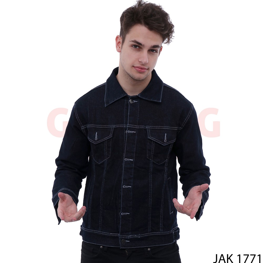 Jaket Denim Keren Casual Pria Banyak Warna - JAK (COMB)