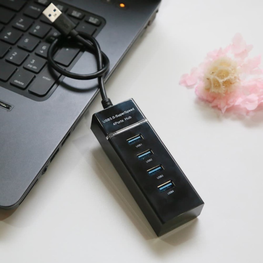 USB HUB 4 PORT USB3.0 SUPER SPEED PEMBAGI PORT USB VERSI 3.0 HUB EXT