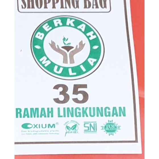 

KANTONG PLASTIK RAMAH LINGKUNGAN HD PLONG 35 X 50 100 LEMBAR - Biru