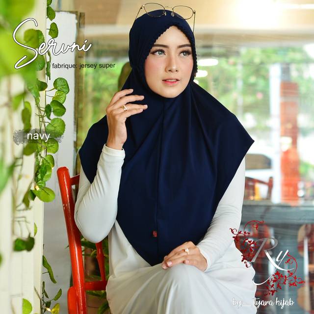 Bergo Daily Seruni Tali Belakang original Tyara Hijab