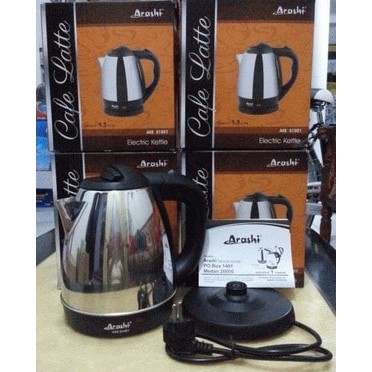 Teko Listrik Arashi otomatis kapasitas 1,8 liter stanless stell  Bagikan :   teko listrik