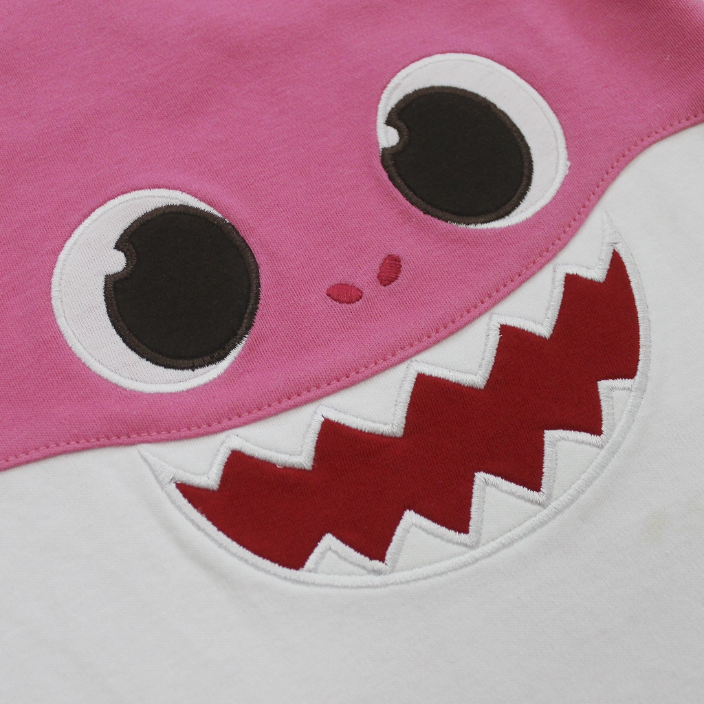 I am Cotton  kaos bayi anak T-Shirt Pendek Baby Shark