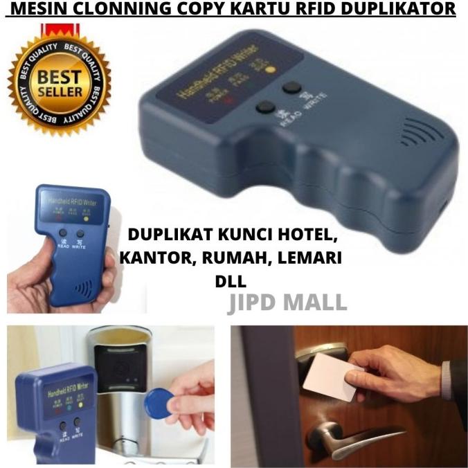 

Alat Kloning Copy RFID Writer Duplikat Kunci Kartu ID Pintu Hotel 111