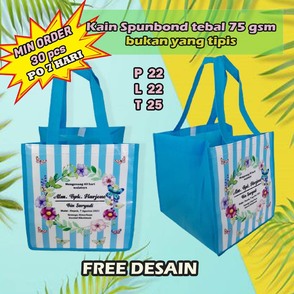 Tas Khajatan/ Tas tahlilan/ Tas Selamatan 40 hari/ Tas Kematian