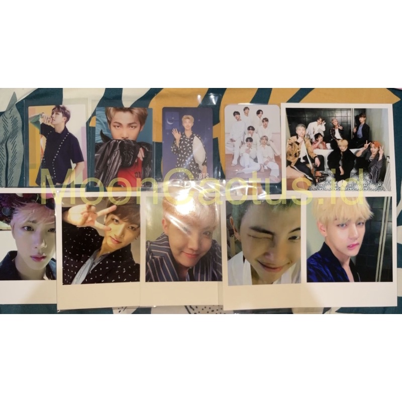 pc photocard benefit pre-order bts the best bts world btsw dicon group polaroid wings jin namjoon rm