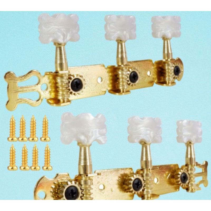 Dryer Gitar Klasik gold 3L - 3R / Puteran Klasik / Tuning peg gitar machines klasik