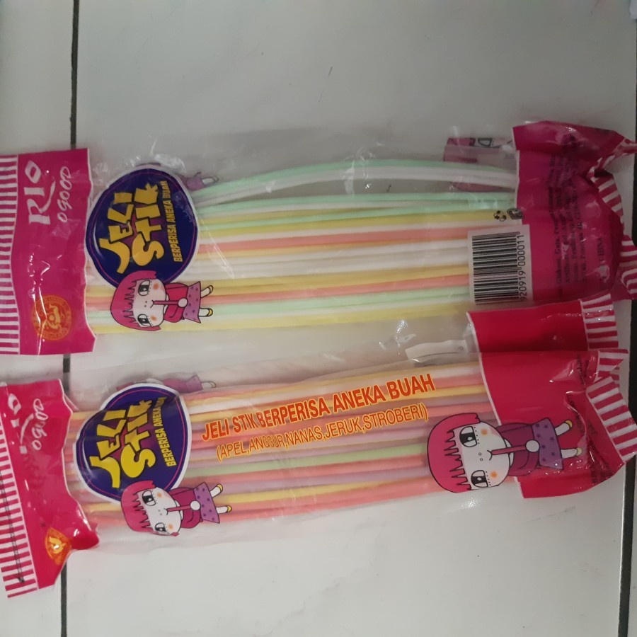 Permen Jelly Stik | Permen Jadul Sedotan Berperisa Aneka Buah Termurah