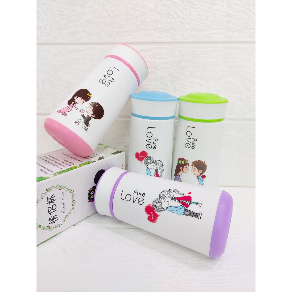 BOTOL KACA PURE LOVE UK. 350ML | BOTOL KACA PURE LOVE