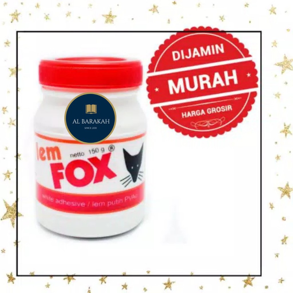 

LEM FOX 150 GRAM LEM PUTIH PVAC UNTUK PEREKAT KAYU BISA UNTUK BAHAN SLIME