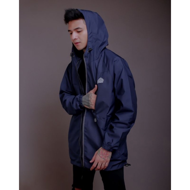 JAKET PRIA WANITA OUTDOOR WINDBREAKERS WATERPROOF UNDER PLEASUR THE BOJIEL