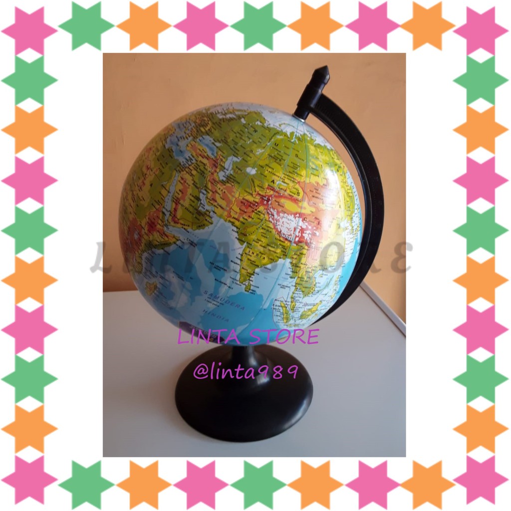[ PROMO ] Premium Globe 30cm - Bola Dunia 30 cm - Bahan Bagus Kokoh