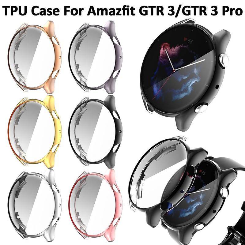 Case Bumper Pelindung Bahan Tpu Untuk Huami Amazfit Gtr 2 2e 3 Pro Amazfit Gtr2 Gtr2E Gtr3 Pro