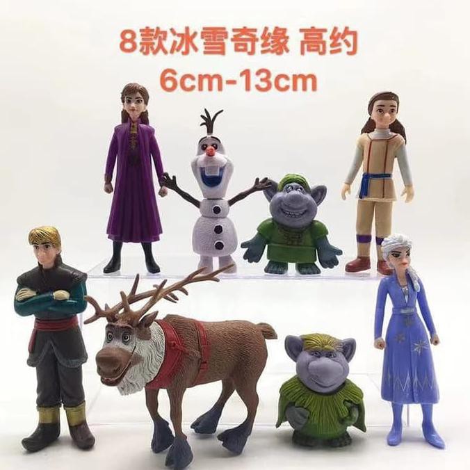 

Terbaru !!!! Figure Frozen 1 set isi 6 pcs / Topper Cake Frozen / Hiasan Kue Frozen