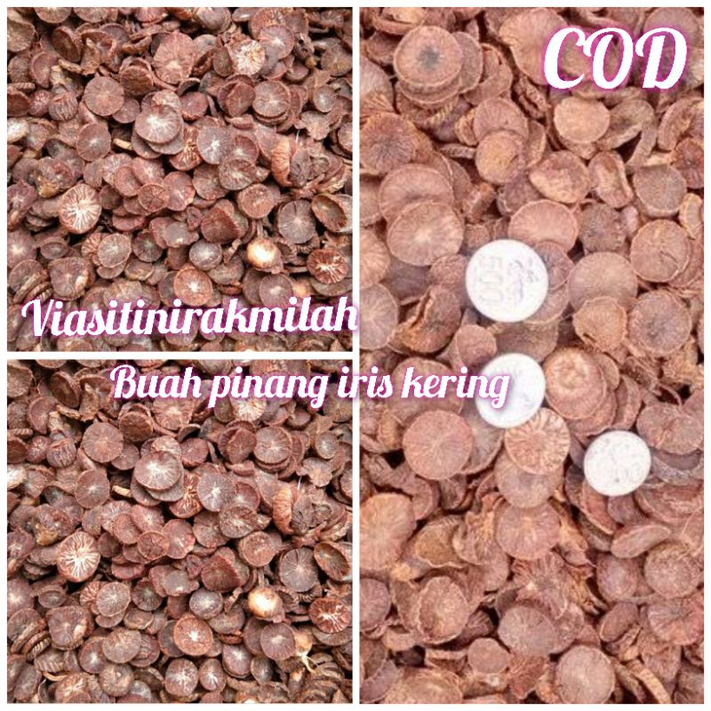 

buah pinang iris kering per 200grm