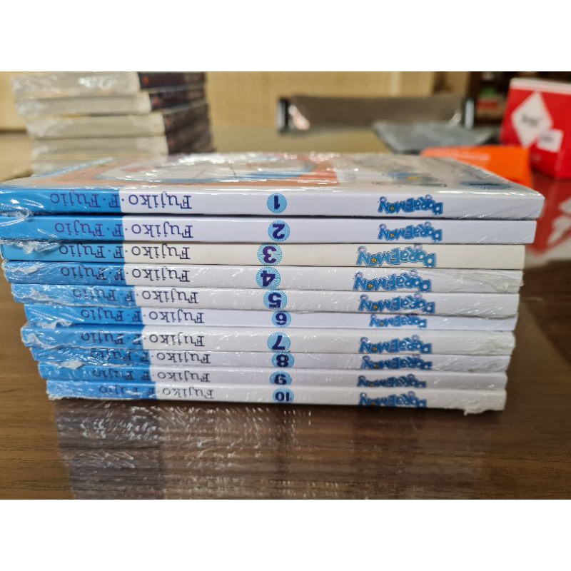 Komik Doraemon Japanese Binding set vol 1-10 segel ori