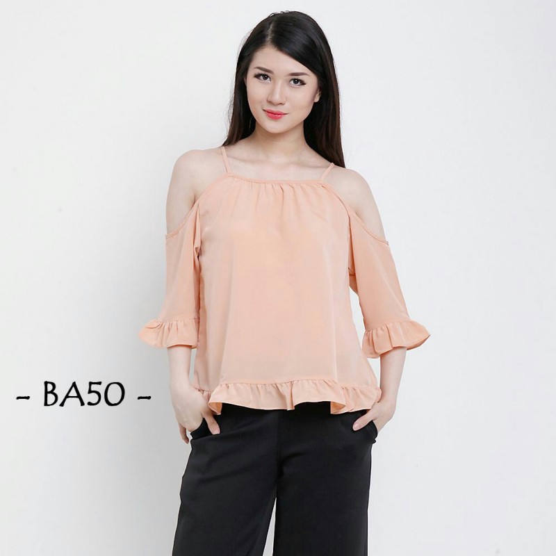 MELFY TOP - BLOUSE WANITA ATASAN WANITA TOP SABRINA