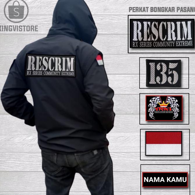 Jaket Rx King Rescrim-Free Bordir Nama Semau Mu