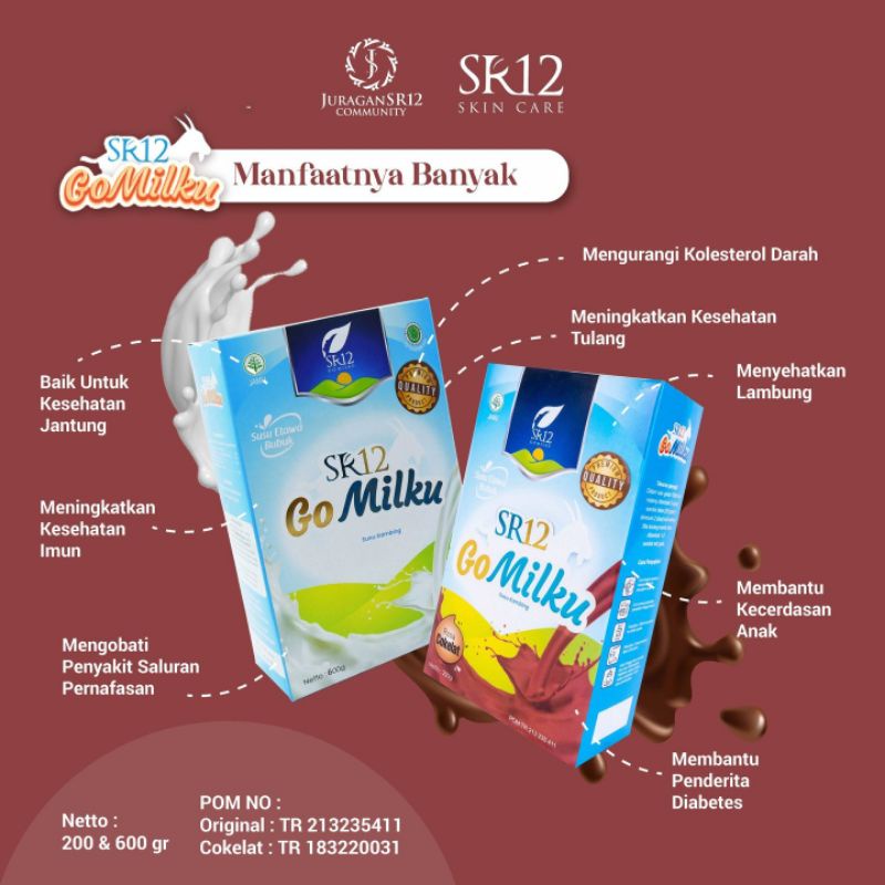

GO MILKU SR12 SUSU ETAWA HERBAL KUALITAS PREMIUM ENAK & MENYEHATKAN