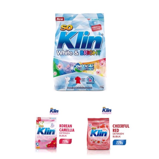 sabun cuci Soklin bubuk 770gr