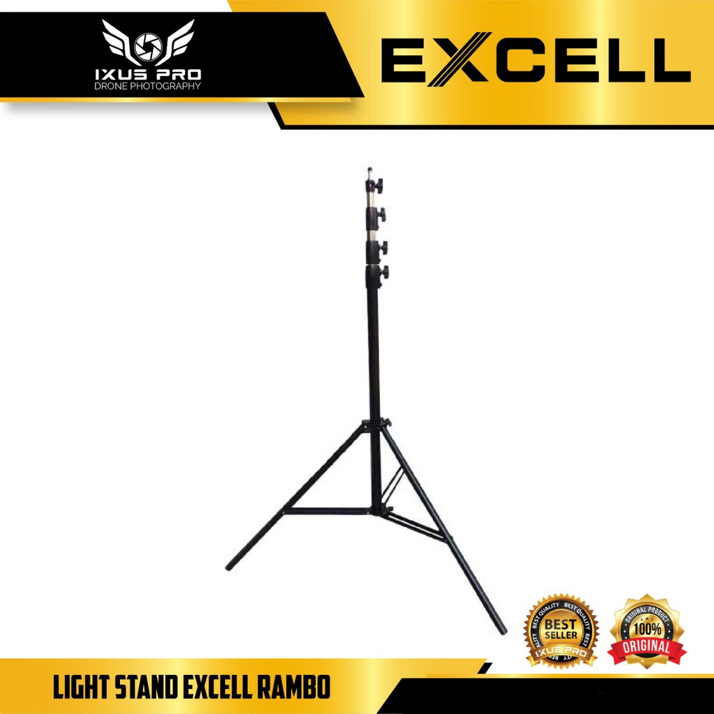Light Stand Excell Rambo - Excell Light Stand Rambo - Tiang Lampu 4m