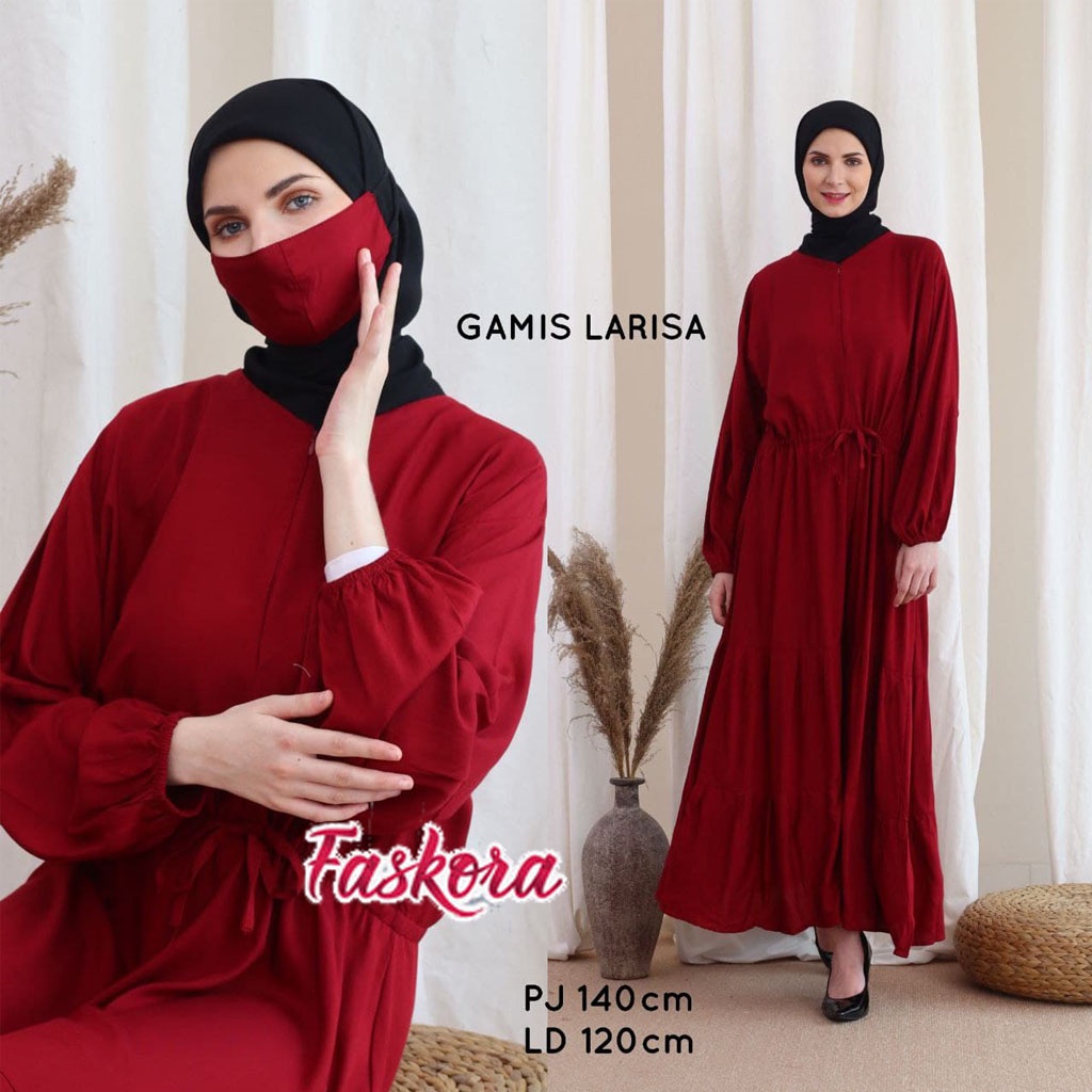 Gamis Jumbo Terbaru 2021 Untuk Lebaran Bahan Rayon / Gamis Polos Jumbo ld 120 Terbaru / Gamis Salwa