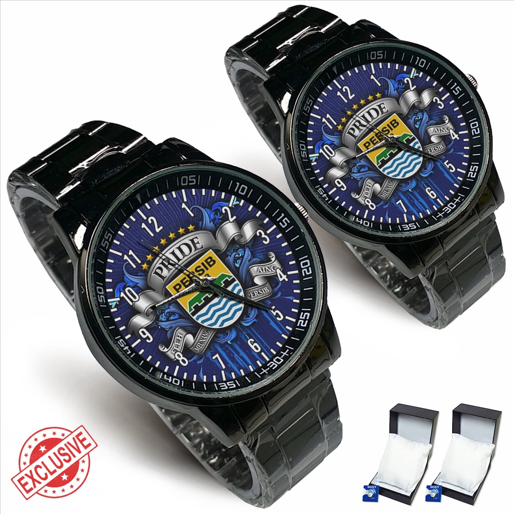 Jam Tangan Rantai Couple PRIDE OF PERSIB 1 (Awesome)