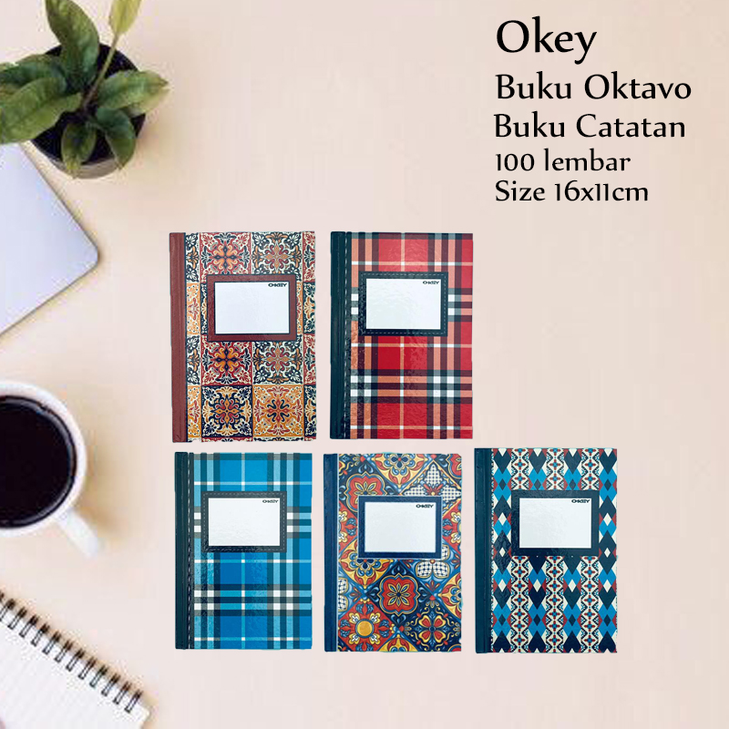 * Okey * Buku Oktavo * Catatan * 100 lembar