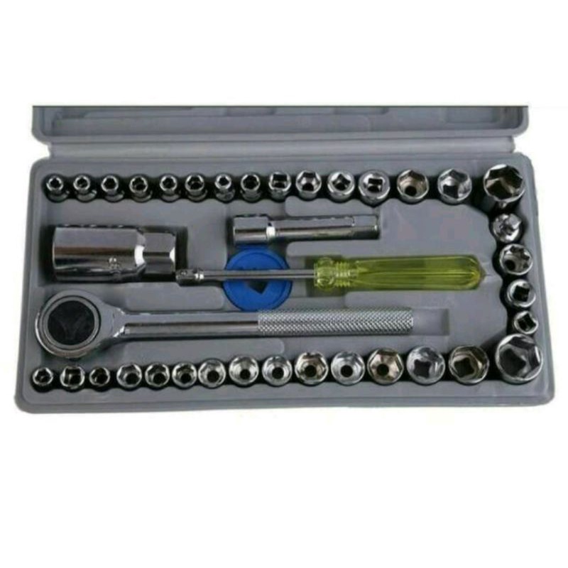 Kunci Sok 40 Set Tool Kit Lengkap